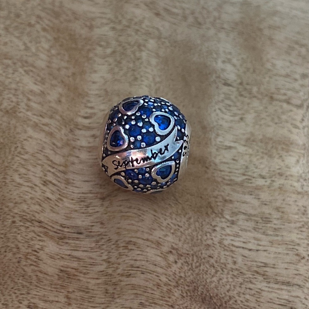 Blue and Silver Charm September